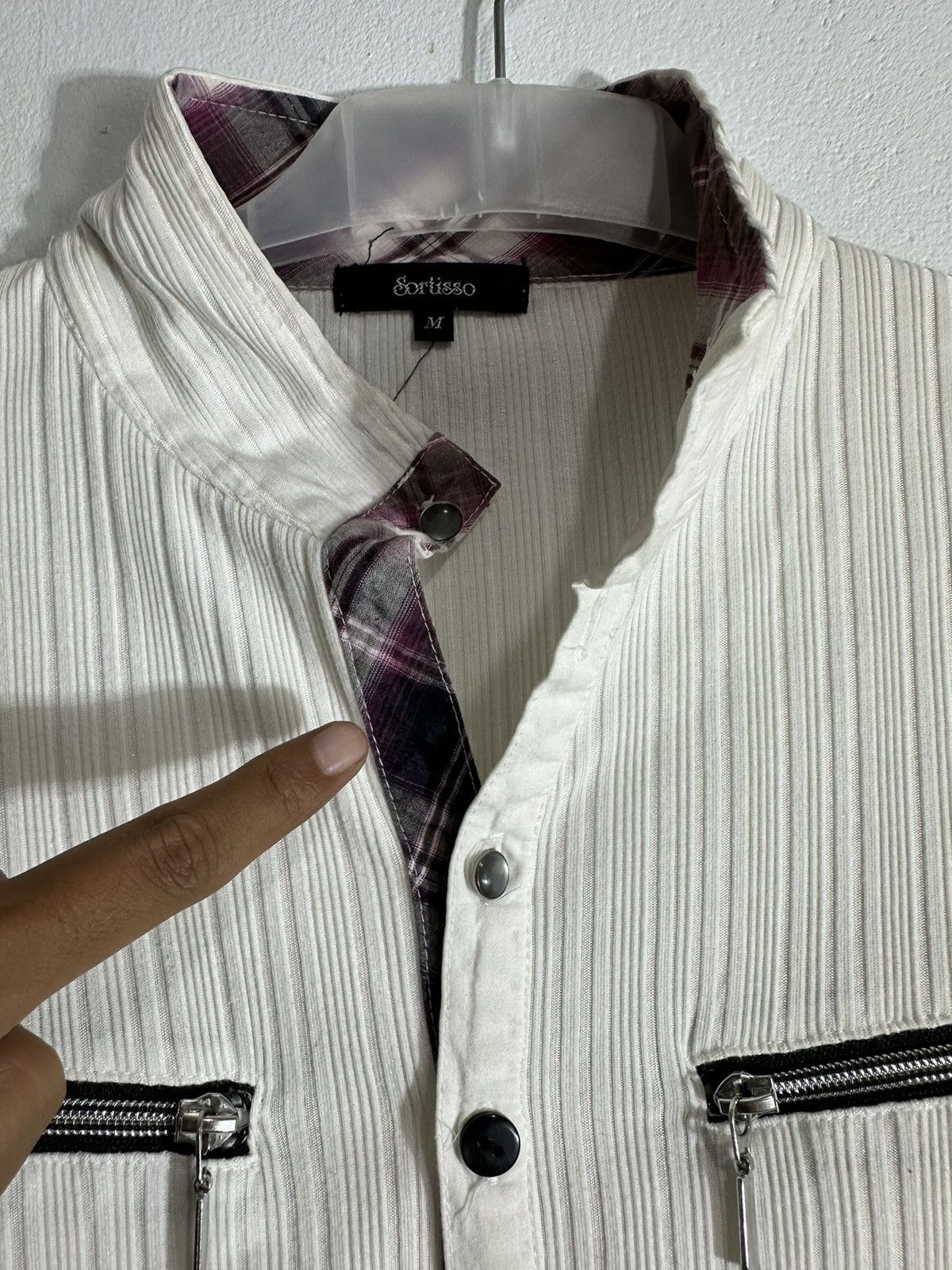 Yohji Yamamoto ARCHIVE 2000s SORTISSO SHIRT BUTTON YOHJI YAMAMOTO STYLE Size US M / EU 48-50 / 2 - 6 Thumbnail