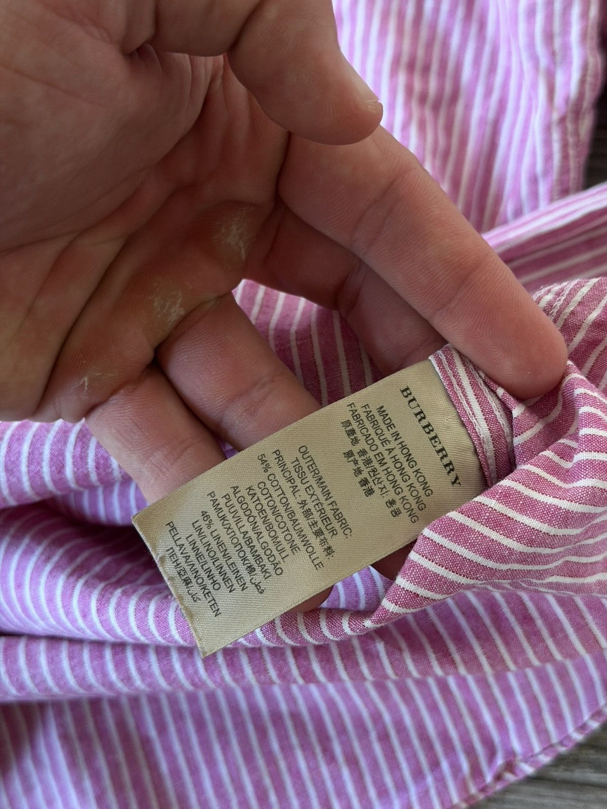 Burberry ‼️Archival Burberry OldMoney Premium Luxury Cell Logo Shirt‼️ Size US XL / EU 56 / 4 - 18 Thumbnail
