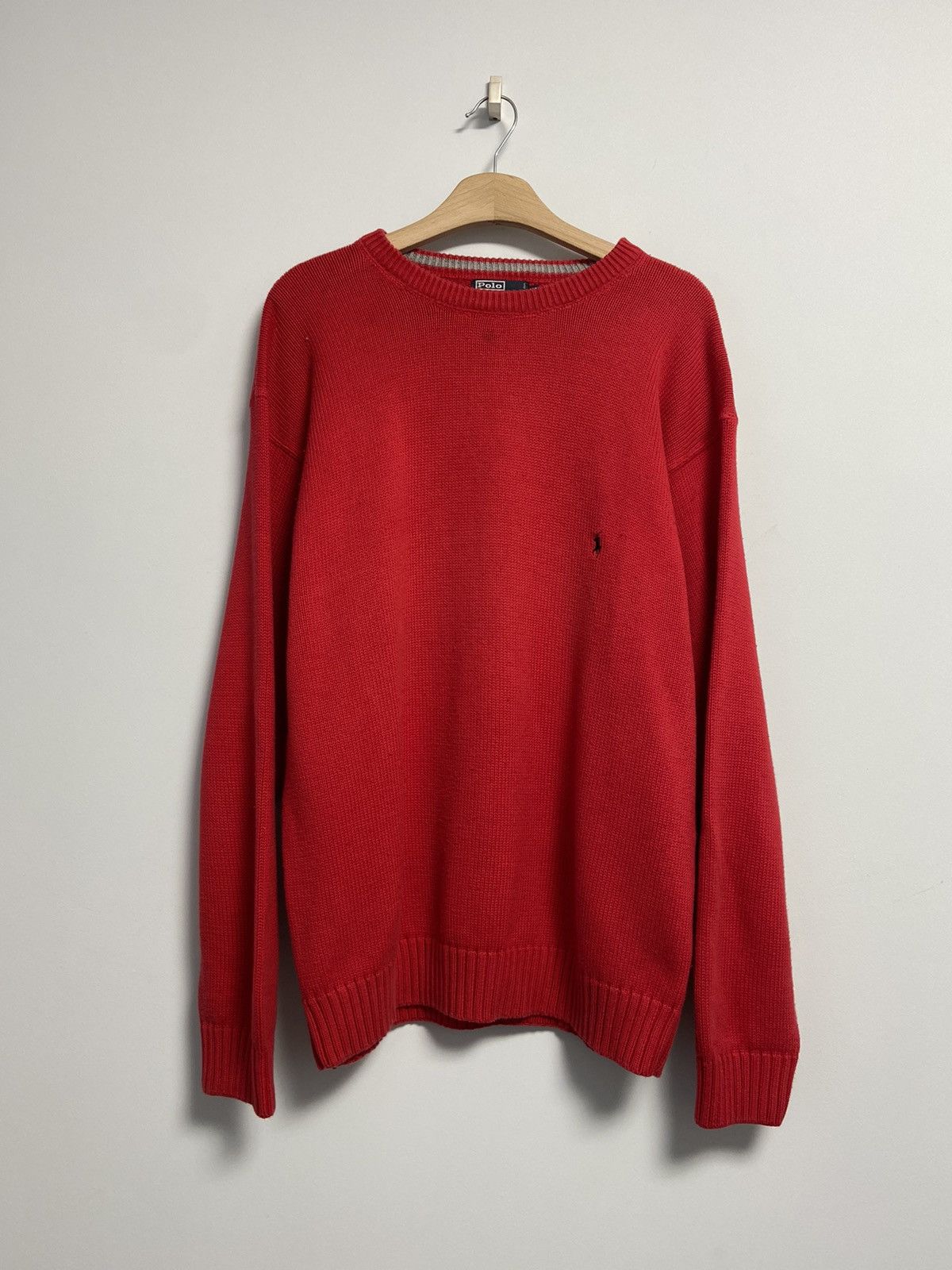 Polo Ralph Lauren Vintage y2k sweater style red