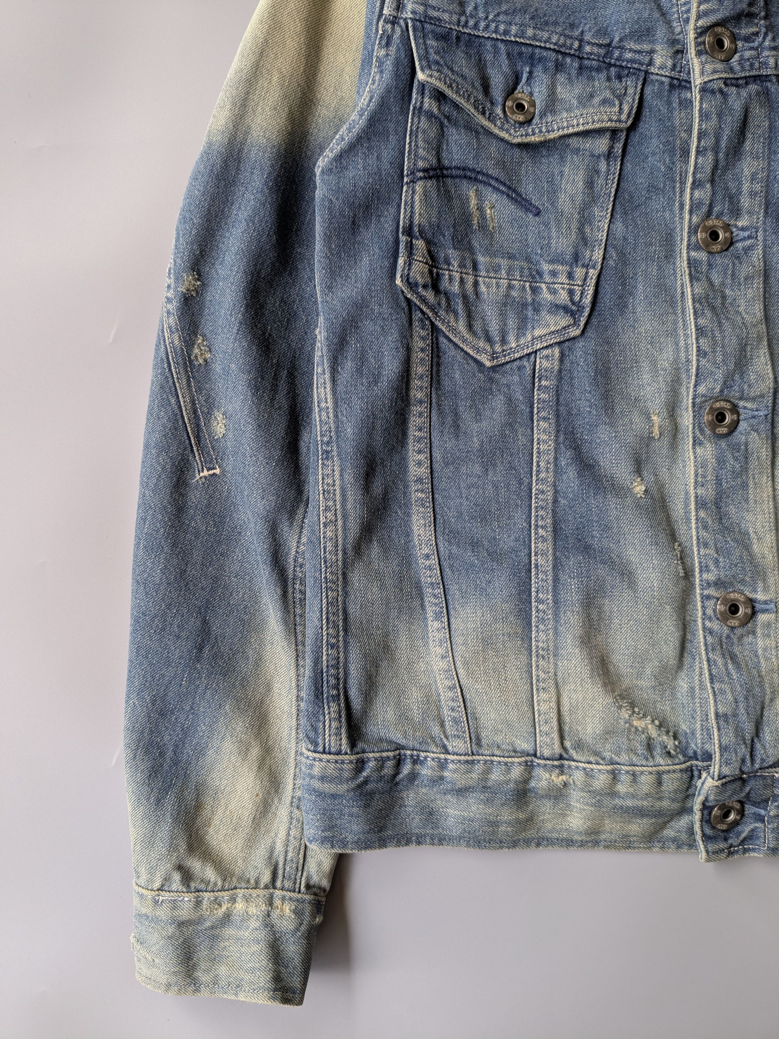 Diesel G Star Raw Type 3 buckle back trucker jeans Size US M / EU 48-50 / 2 - 6 Thumbnail