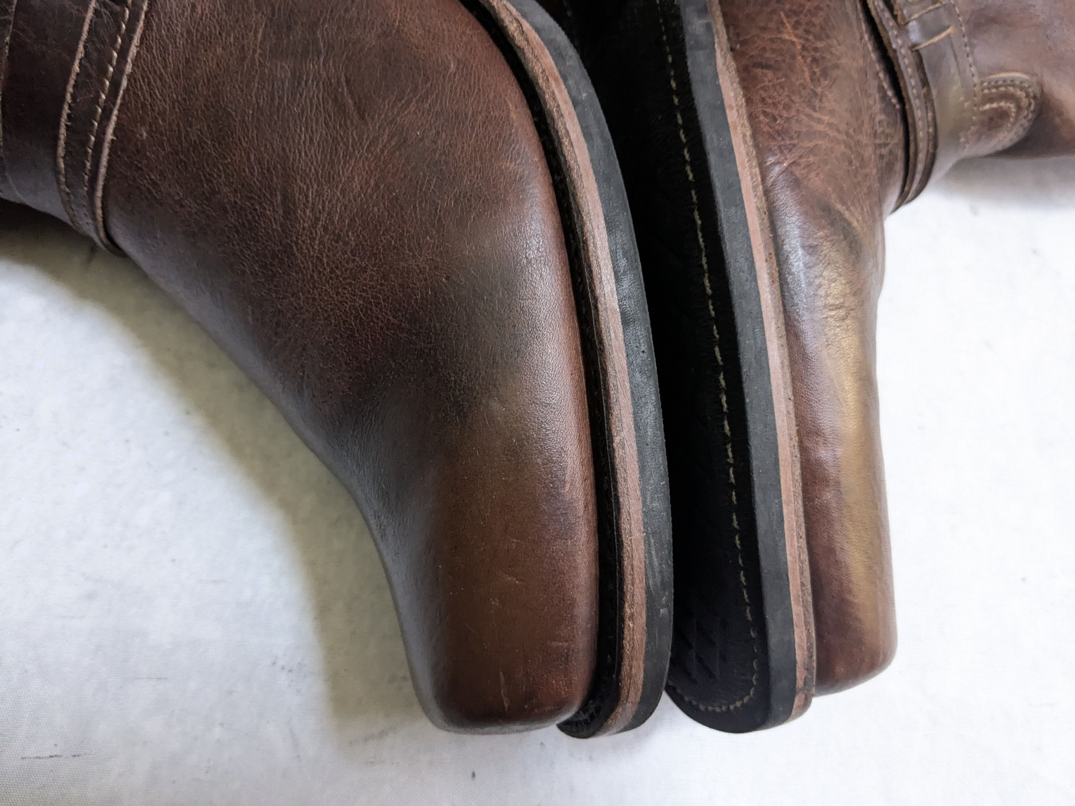 Frye Frye Harness Boots Belted Brown Leather 13 M Strap Size US 13 / EU 46 - 12 Thumbnail