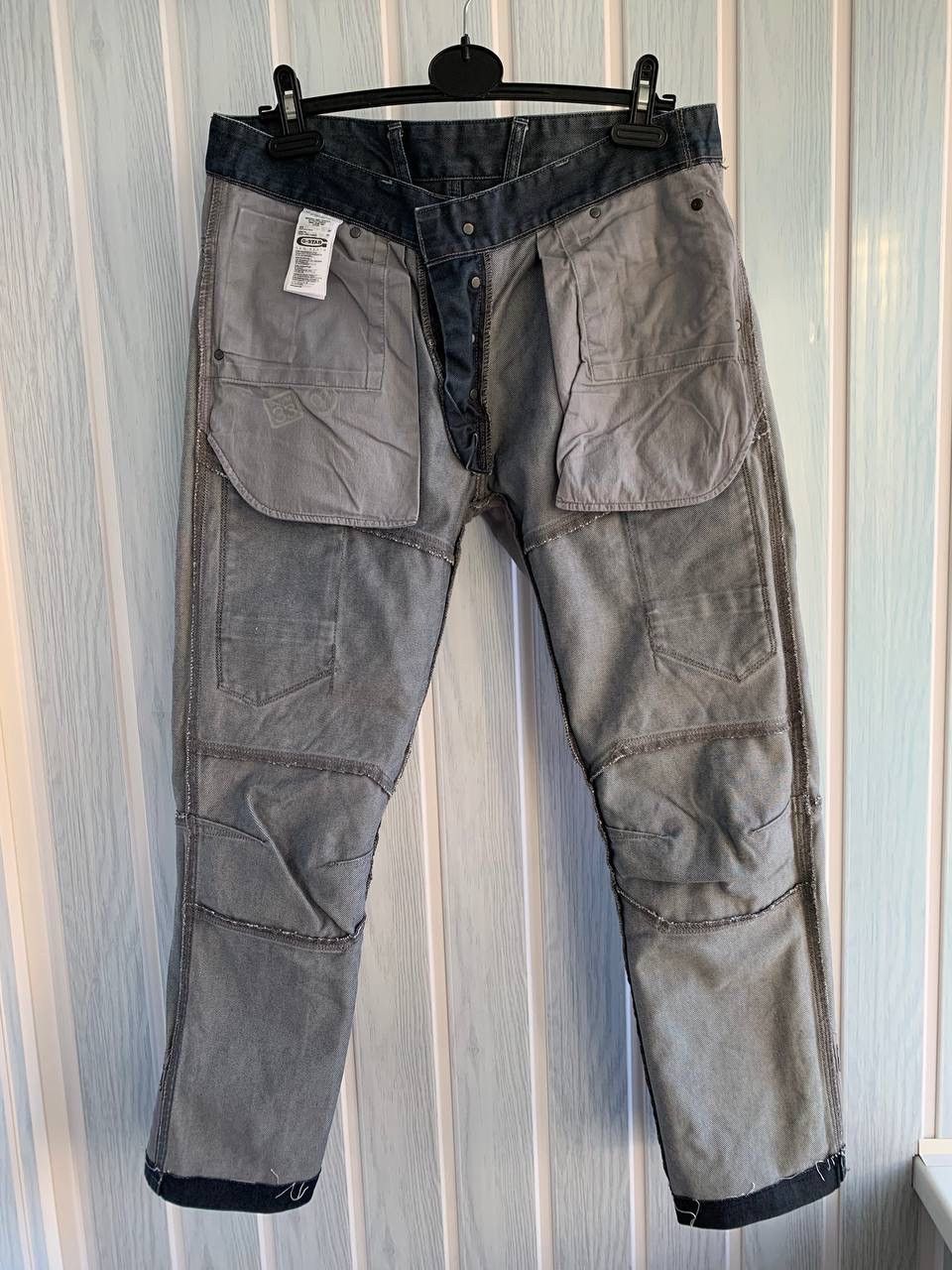 G-Star × Japanese Brand G-Star Raw 3301 General 5620 Tapered Extract Denim Jeans Size US 33 - 19 Thumbnail