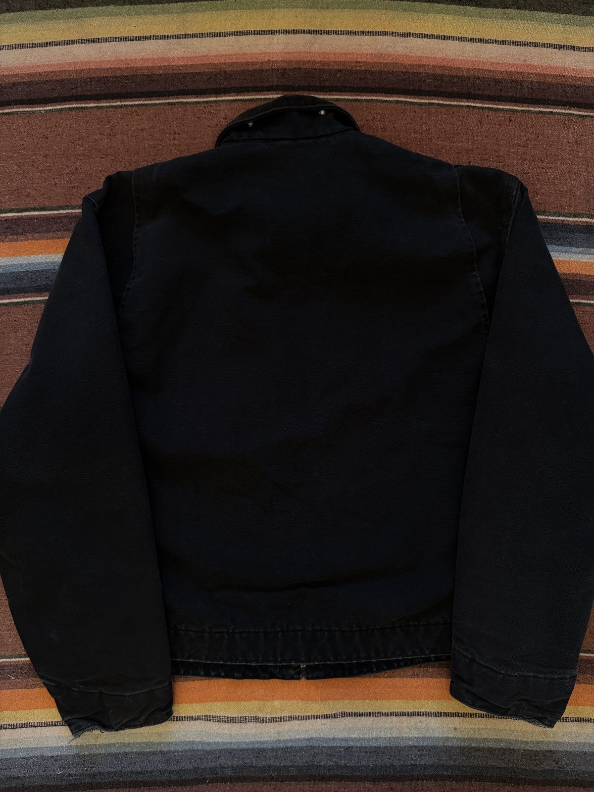 Carhartt × Vintage 2012 J001 Black Detroit Carhartt Work Jacket Size US L / EU 52-54 / 3 - 7 Thumbnail