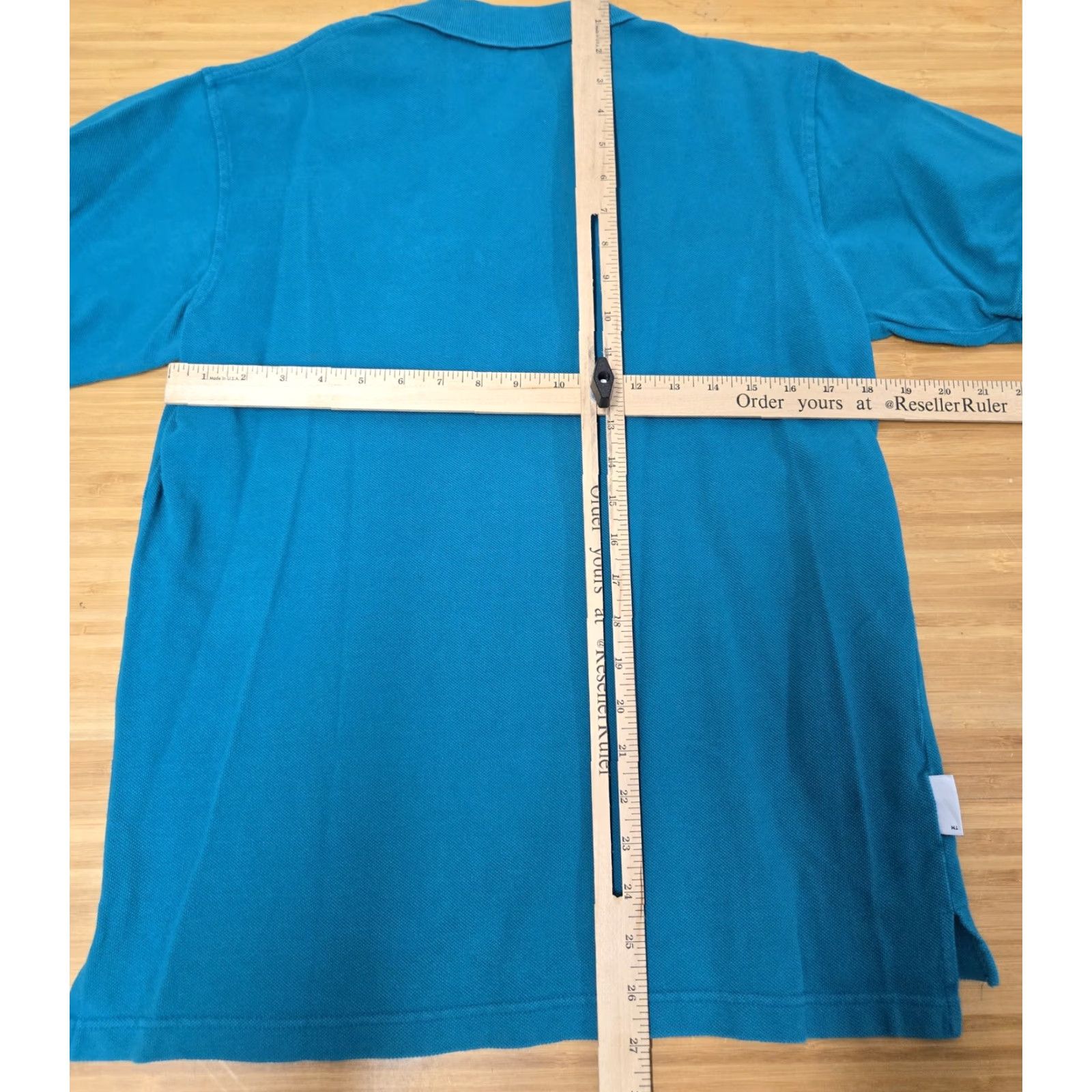 Acme Clothing VINTAGE ACME Clothing Co Polo Shirt Mens XS Embroidered Cartoon 90s Skate Polo Short Sleeve Cotton Graphic Print Teal Blue Collared Size US XS / EU 42 / 0 - 5 Thumbnail