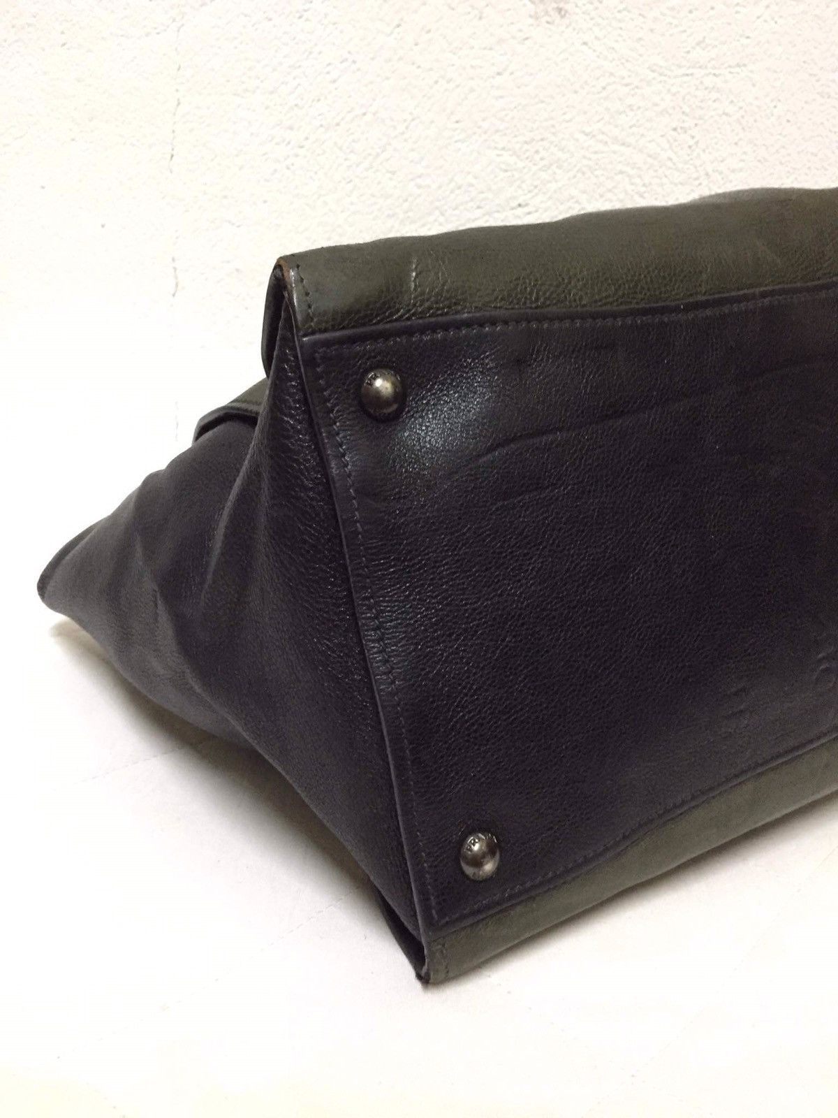 Prada PRADA Green Black Leather 2Way Shoulder Cross Body Bag Size ONE SIZE - 15 Thumbnail