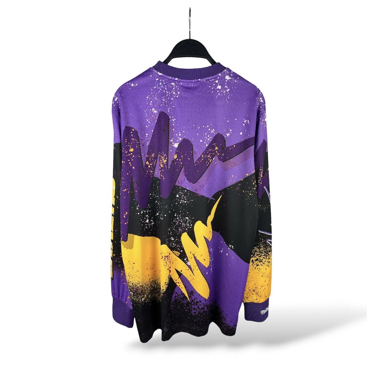NBA Mitchell & Ness LA Lakers Hyper Hoops Moto L/S Shirt Jersey Size US M / EU 48-50 / 2 - 11 Thumbnail