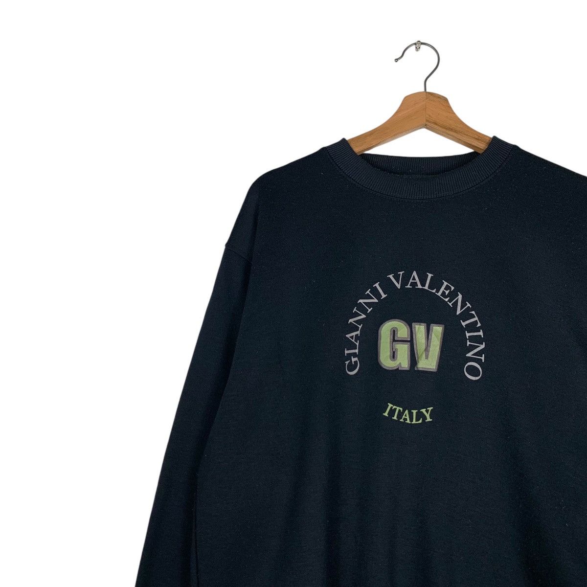 Gianni Valentino GIANNI VALENTINO Big Logo Crewneck Sweatshirt #1365-C62 Size US L / EU 52-54 / 3 - 6 Thumbnail