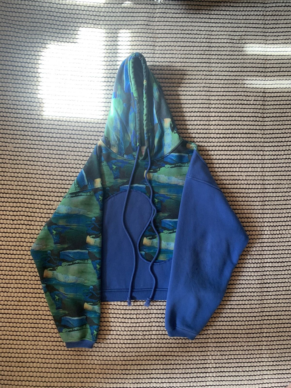 ERL Swirl Hoodie Blue/ Green Print