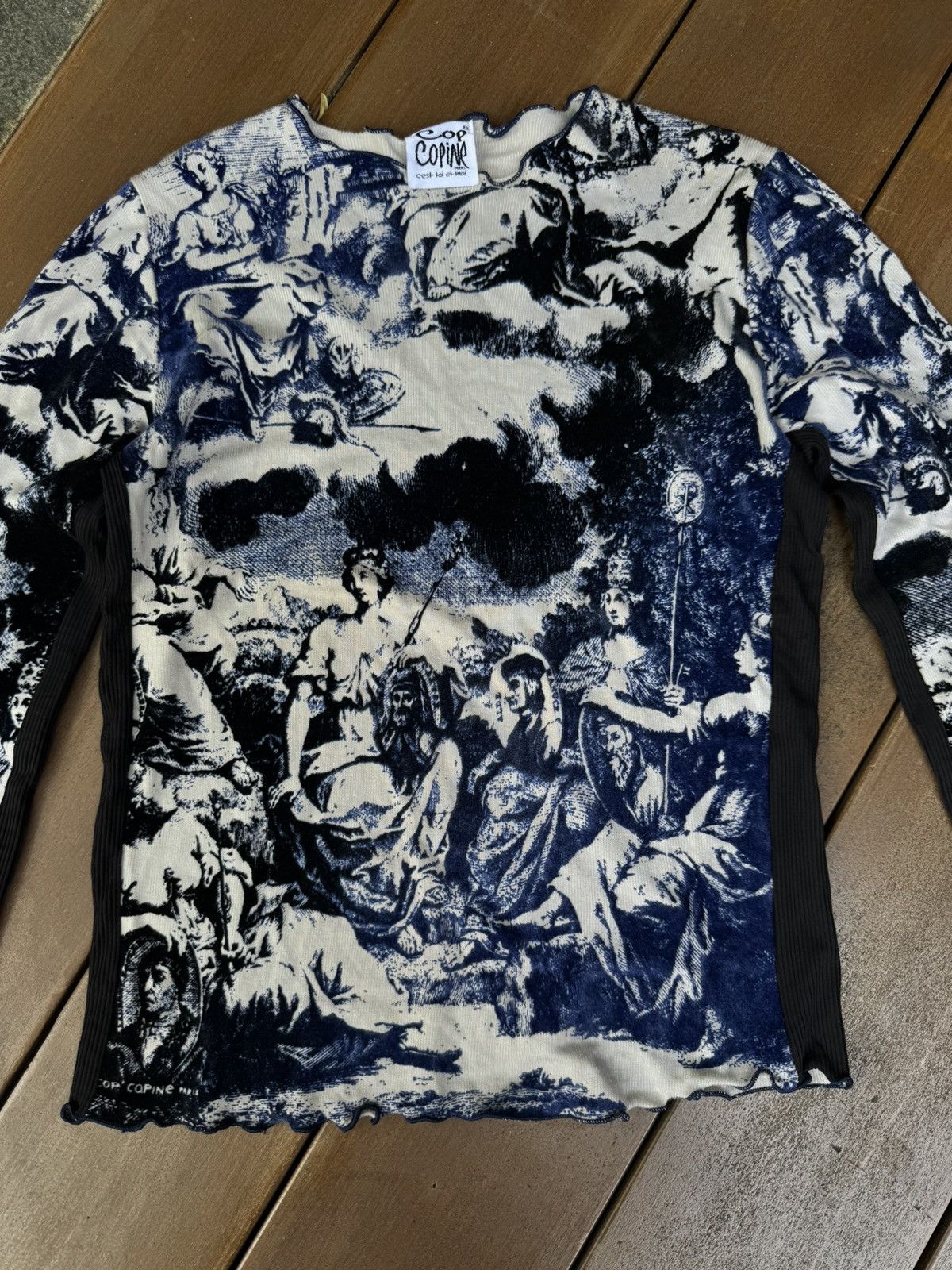 Cop Copine × Japanese Brand COP COPINE PARIS LONG SLEAVE TSHIRT Size M / US 6-8 / IT 42-44 - 2 Thumbnail