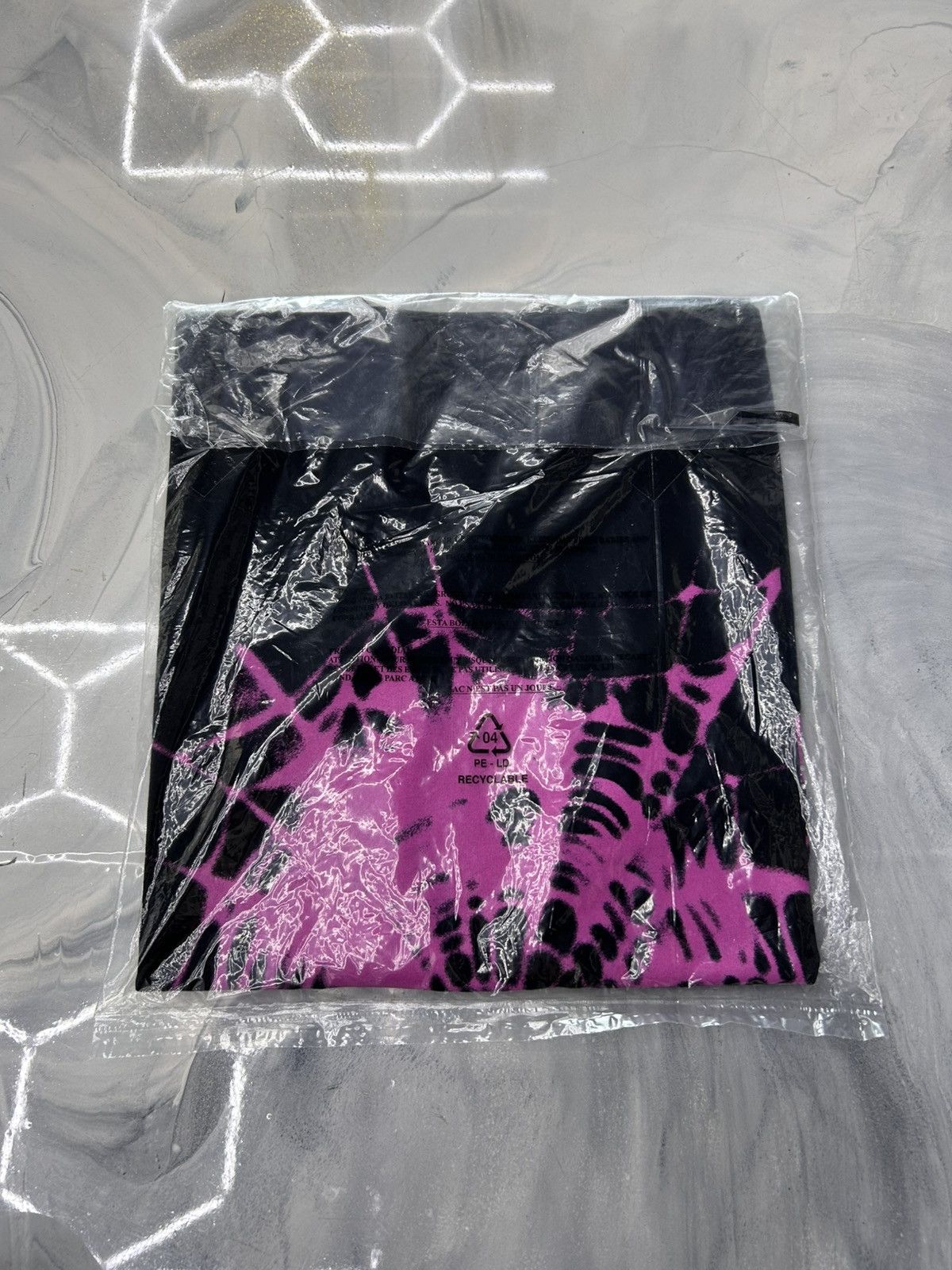 Sp5der Sp5der Rhinestone Scattered Web Tee Black Pink Size L Size US L / EU 52-54 / 3 - 13 Thumbnail