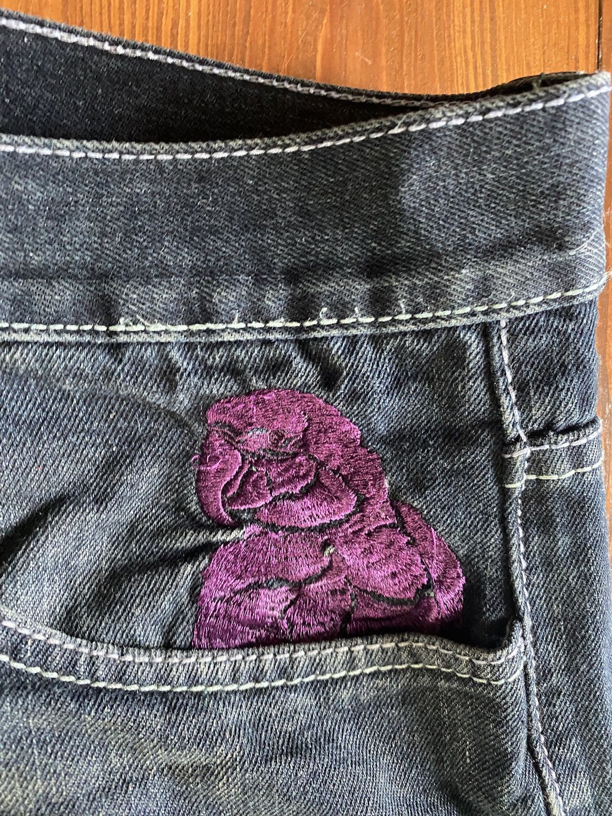 Coogi Vintage Y2K’s Coogi Parrot Embroidered Wide Leg Jeans 39x34 Size US 39 - 17 Thumbnail