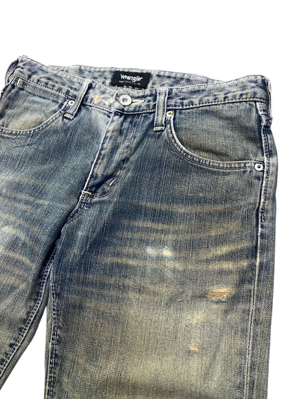 Vintage × Wrangler Vintage Wrangler Faded Distressed Jeans Size US 30 / EU 46 - 4 Thumbnail