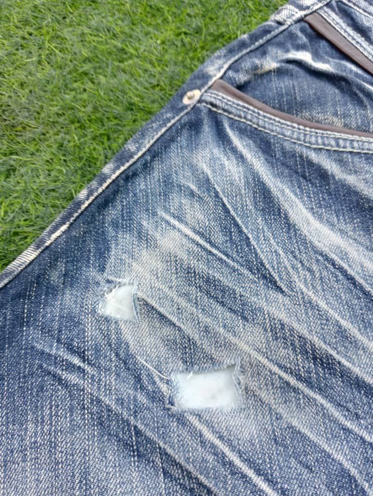 If Six Was Nine × Michel Klein DISTRESSED MICHEL KLEIN HOMME PARIS JEANS Size US 33 - 6 Thumbnail