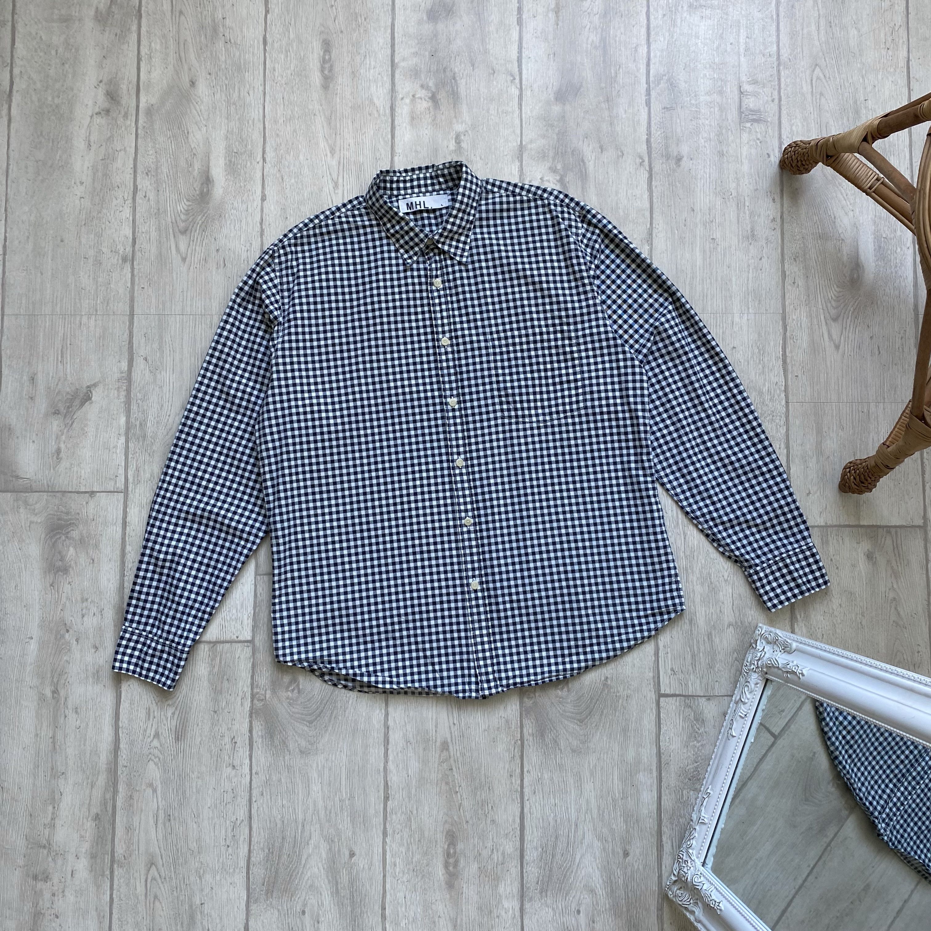 Margaret Howell 💎 MHL by Margaret Howell Shirt Button Up Long Sleeve Size US L / EU 52-54 / 3 - 2 Thumbnail