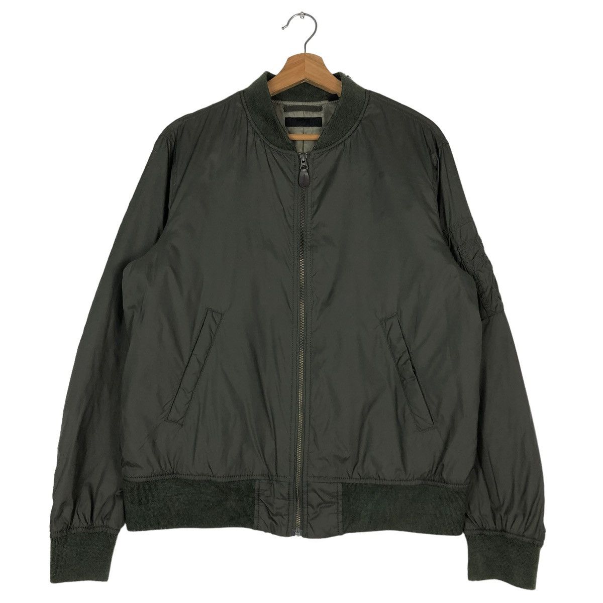 Japanese Brand 🔥VINTAGE BOMBER JACKET MILITARY DESIGN UNIQLO ISSEY MIYAKE Size US L / EU 52-54 / 3 - 1 Thumbnail