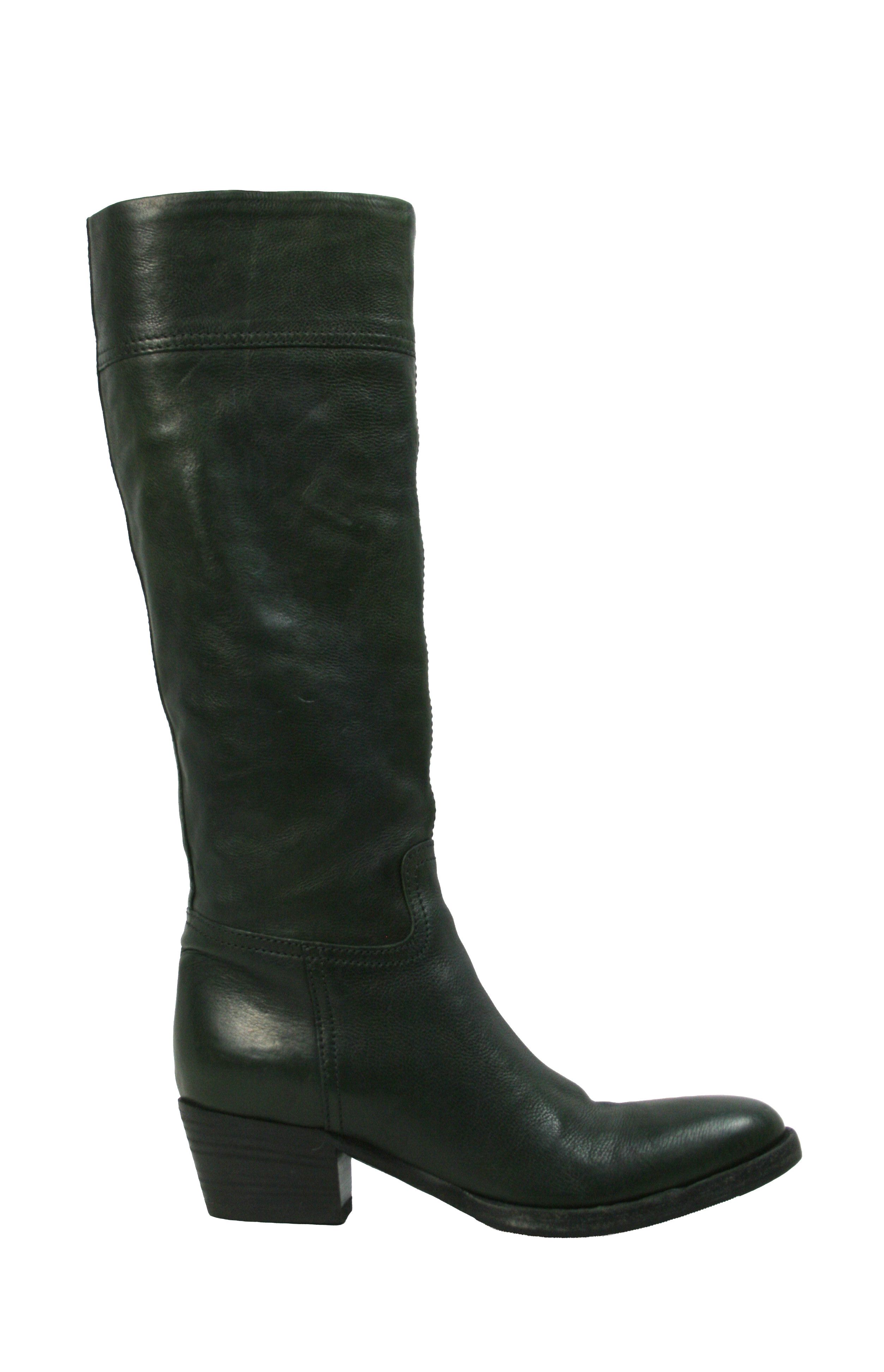 Car Shoe By Prada Biker Riding Knee High Boots Size US 7.5 / IT 37.5 - 1 Thumbnail