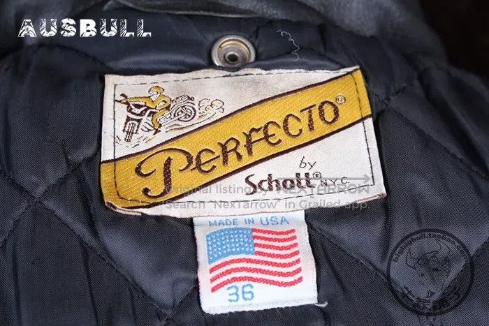 Schott Schott Vintage Vintage leather jacket Size US XXS / EU 40 - 7 Thumbnail
