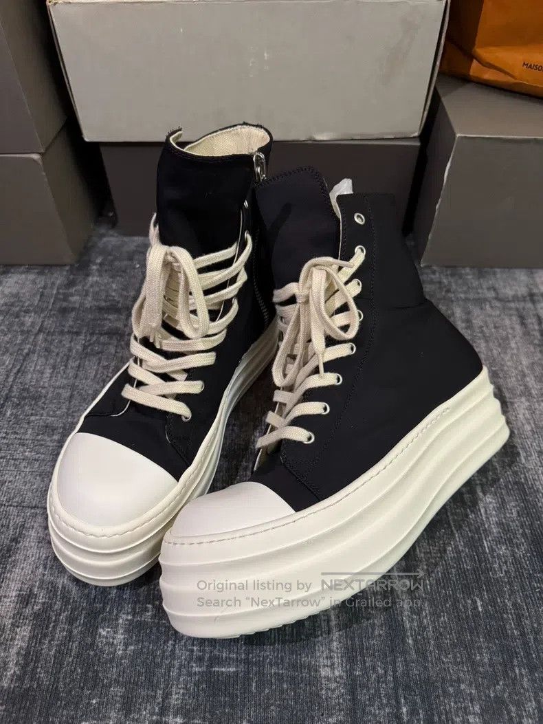 Rick Owens Rick Owens Big Converse with thick sole shoes Size US 8 / EU 41 - 1 Thumbnail