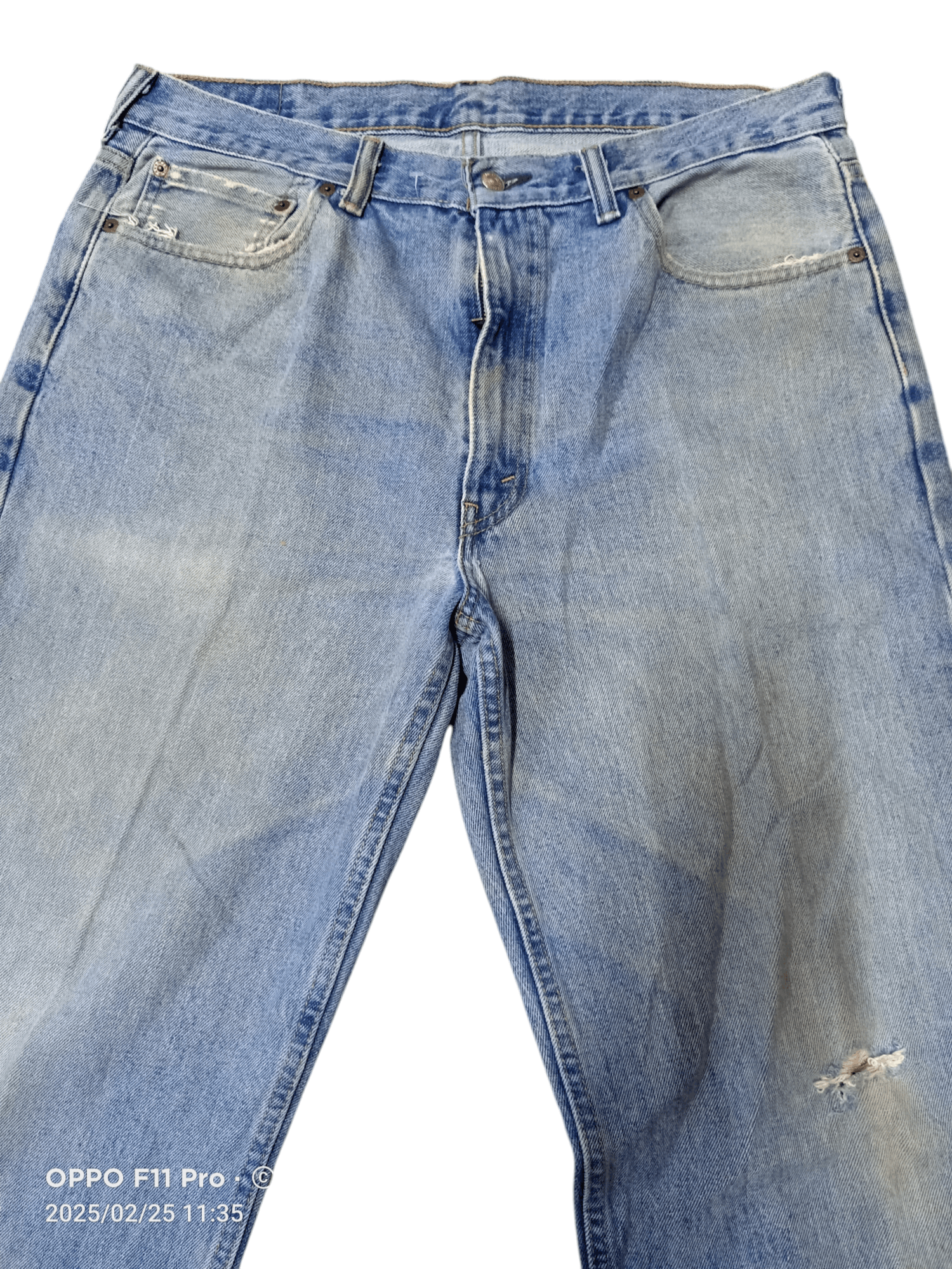 Levi's × Vintage Levis 550 Loose Light Denim Single R Size US 38 / EU 54 - 2 Thumbnail