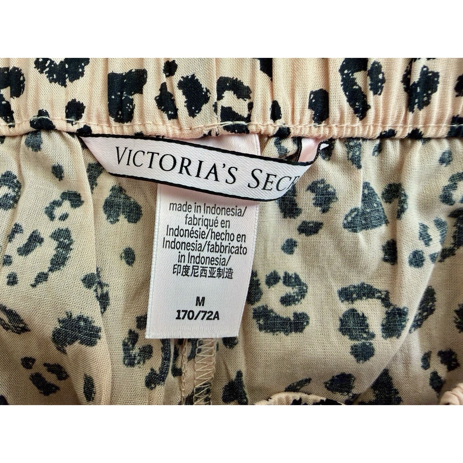 Victoria's Secret Victoria Secret Peach Brown Cheetah Sleep Shorts Women Med Size ONE SIZE - 9 Thumbnail