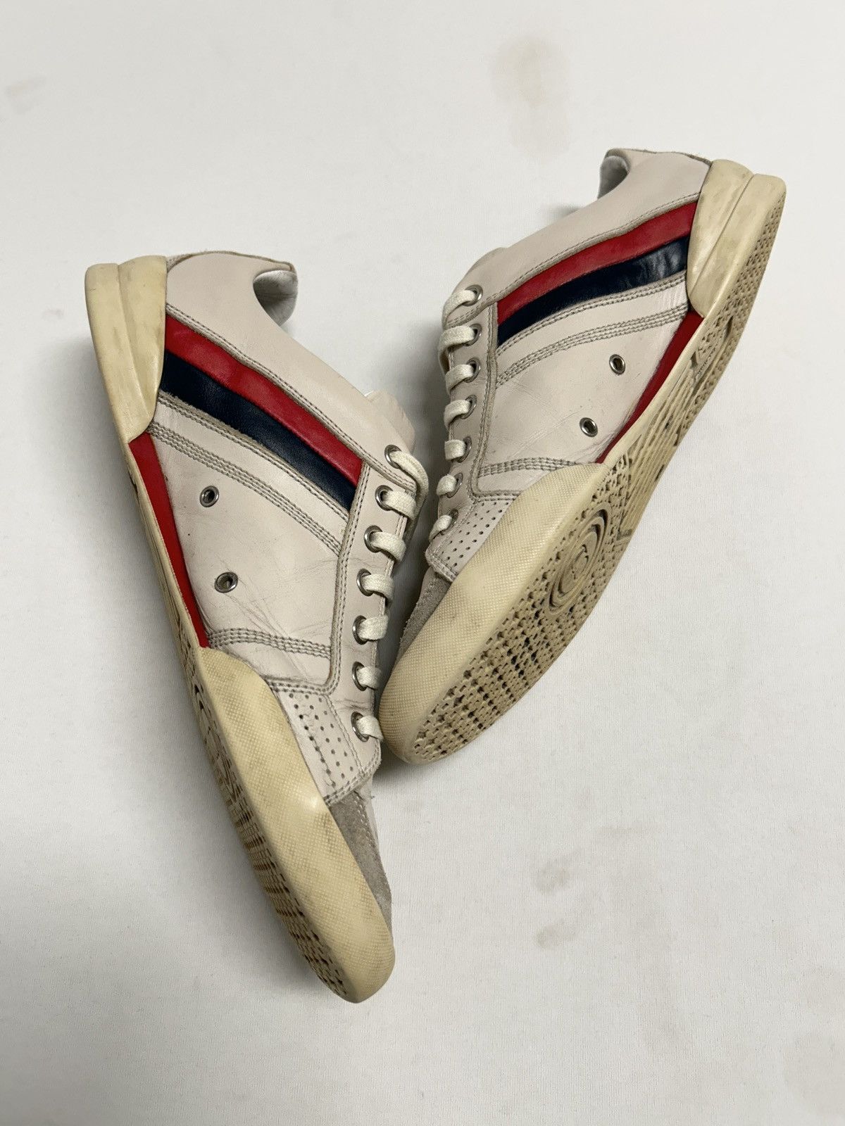 Dior 2007 B18 Leather Sneakers Size US 6 / EU 39 - 7 Thumbnail