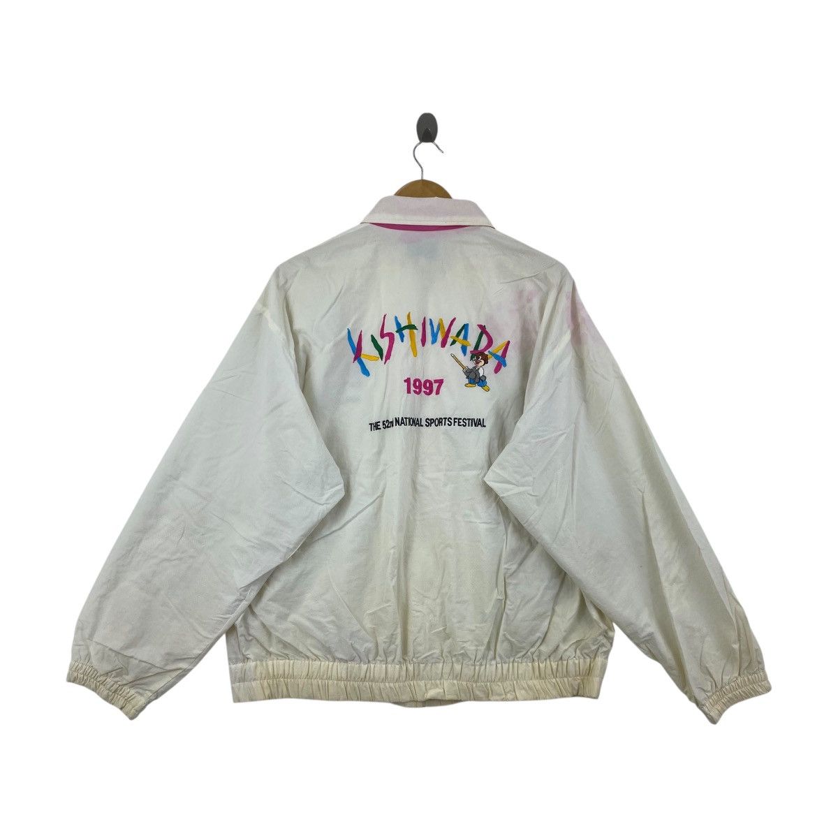 Japanese Brand × Vintage Vintage 1997 KISHIWADA National Sports Festival Jacket Size US L / EU 52-54 / 3 - 4 Thumbnail