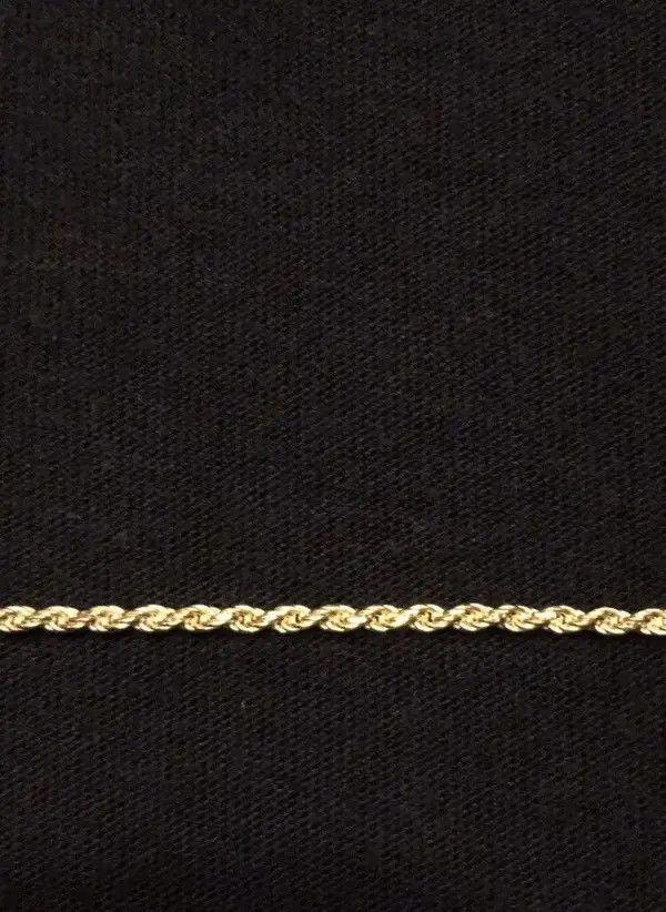 Other Gold Chain Rope Chain 22in 2mm 925 Italy Size ONE SIZE - 3 Thumbnail