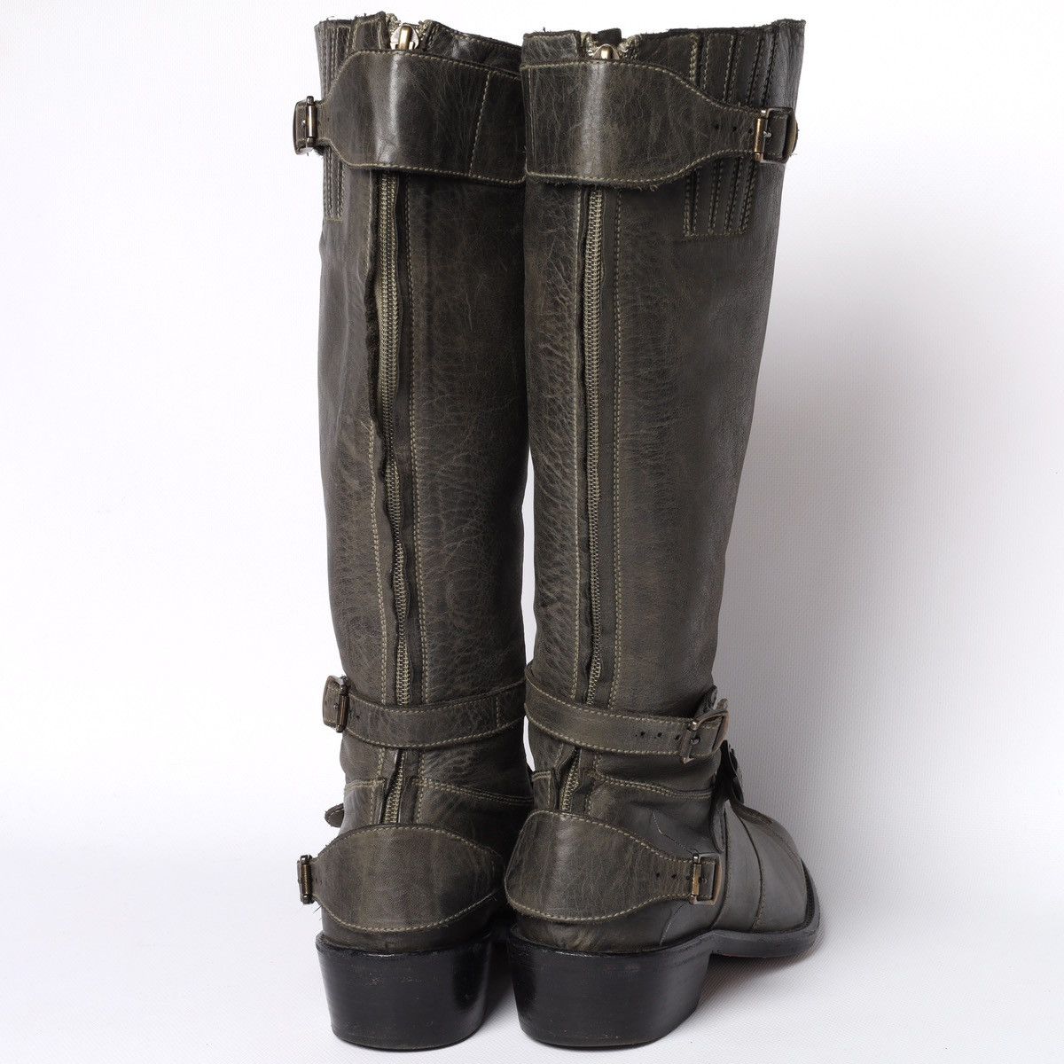 Belstaff Belstaff Trialmaster Leather Hi Boots Biker Moto Shoes Size US 9 / IT 39 - 3 Thumbnail