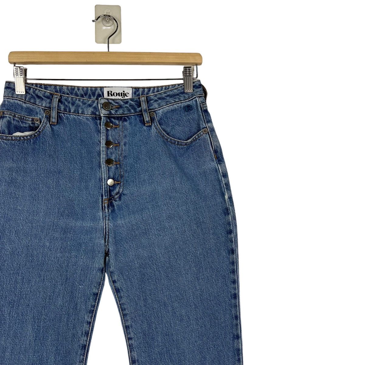 Japanese Brand 🔥 ROUJE PARIS DYED DENIM JEANS Size US 28 / EU 44 - 5 Thumbnail