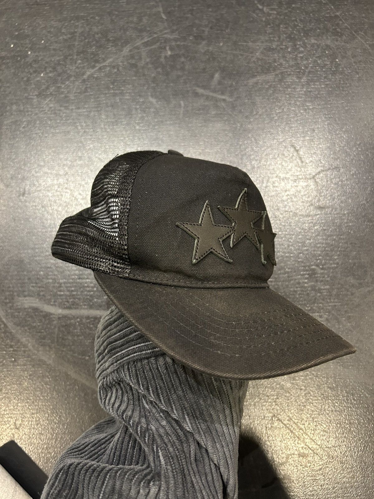 Amiri Amiri Three Star Leather Patch Hat Size ONE SIZE - 2 Thumbnail