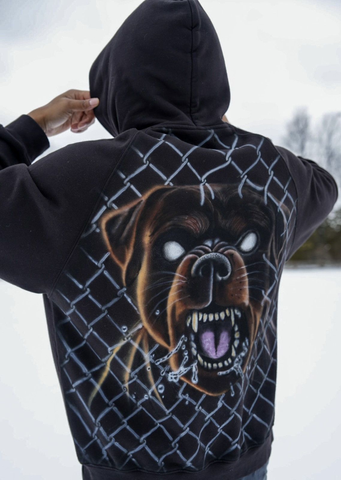 Other 1 of 1 custom Stizzo black hoodie by Priscilla Monroe Size US XL / EU 56 / 4 - 2 Thumbnail