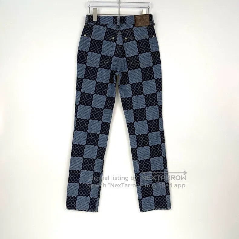 Louis Vuitton Louis Vuitton Washed blue checkerboard presbyopic leather Size US 36 / EU 52 - 4 Thumbnail