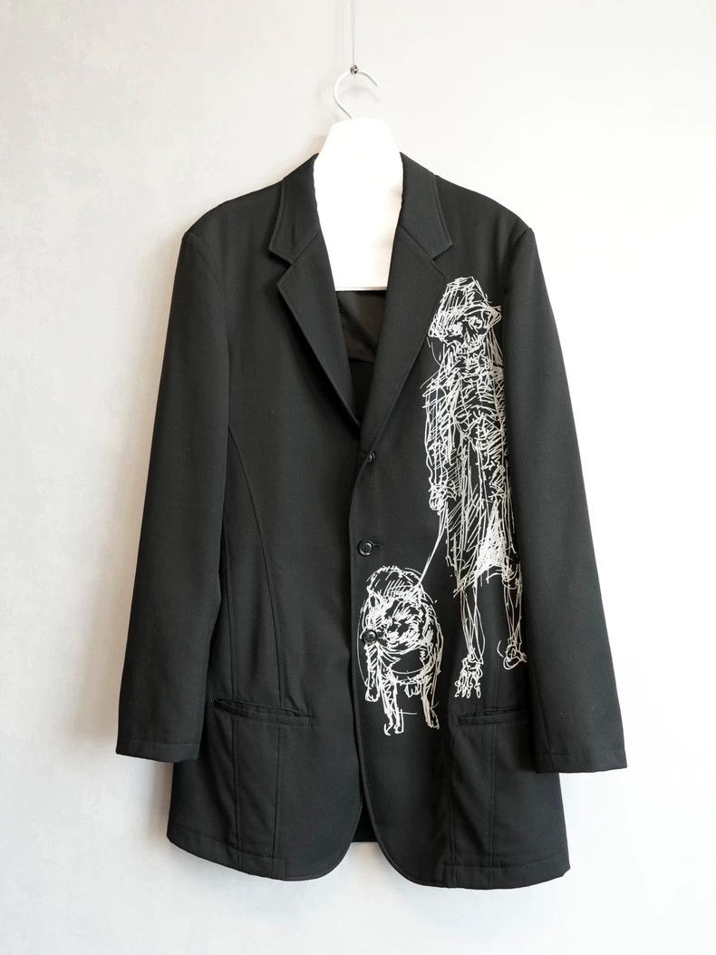 Yohji Yamamoto Yohji Yamamoto 16SS Show Dog Walking Jacket 2503-Nextarrow Size US M / EU 48-50 / 2 - 1 Thumbnail