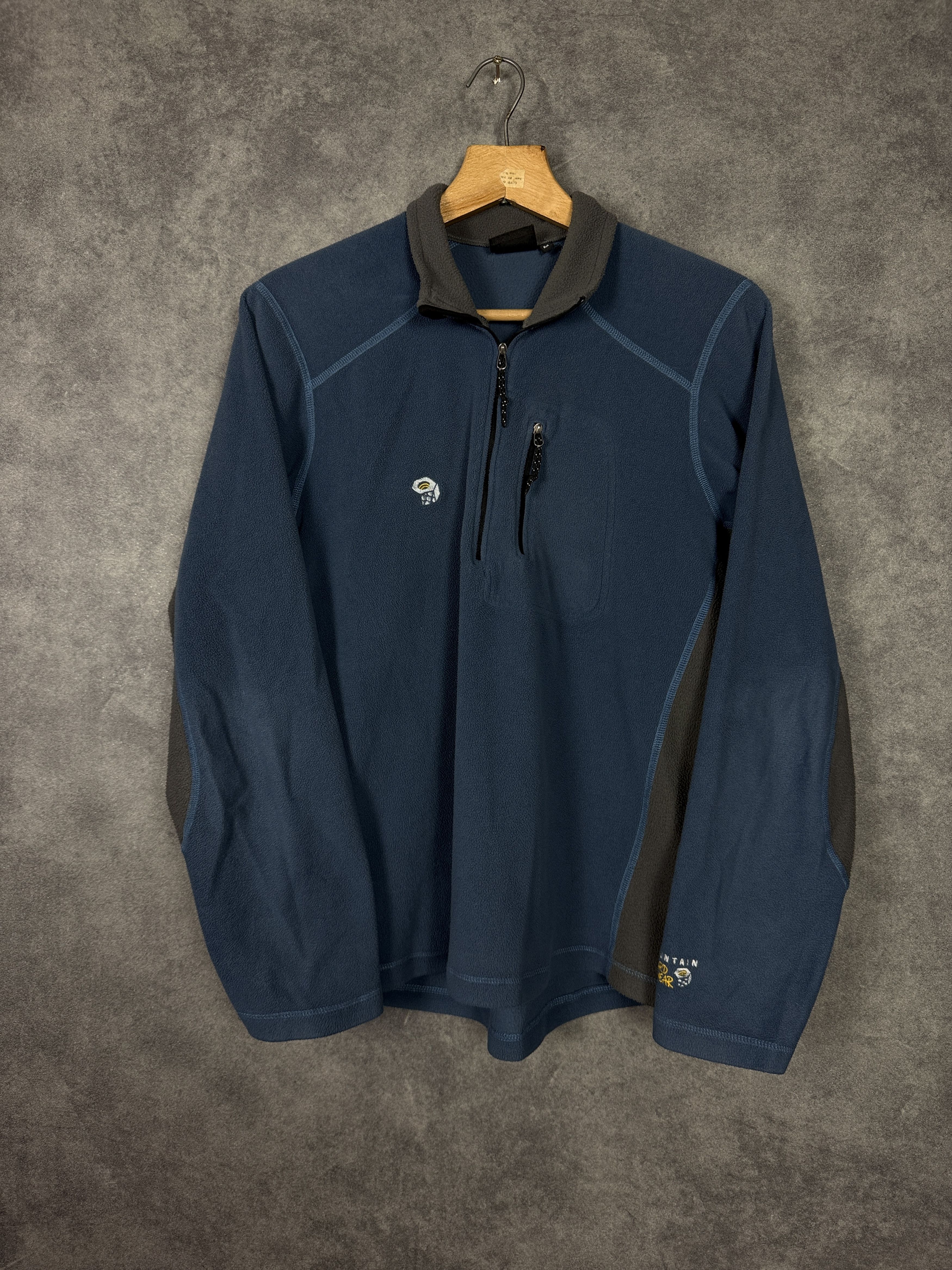 Mountain Hardwear Mountain Hardwear fleece half zip-up navy grey Polartec Size US M / EU 48-50 / 2 - 1 Thumbnail