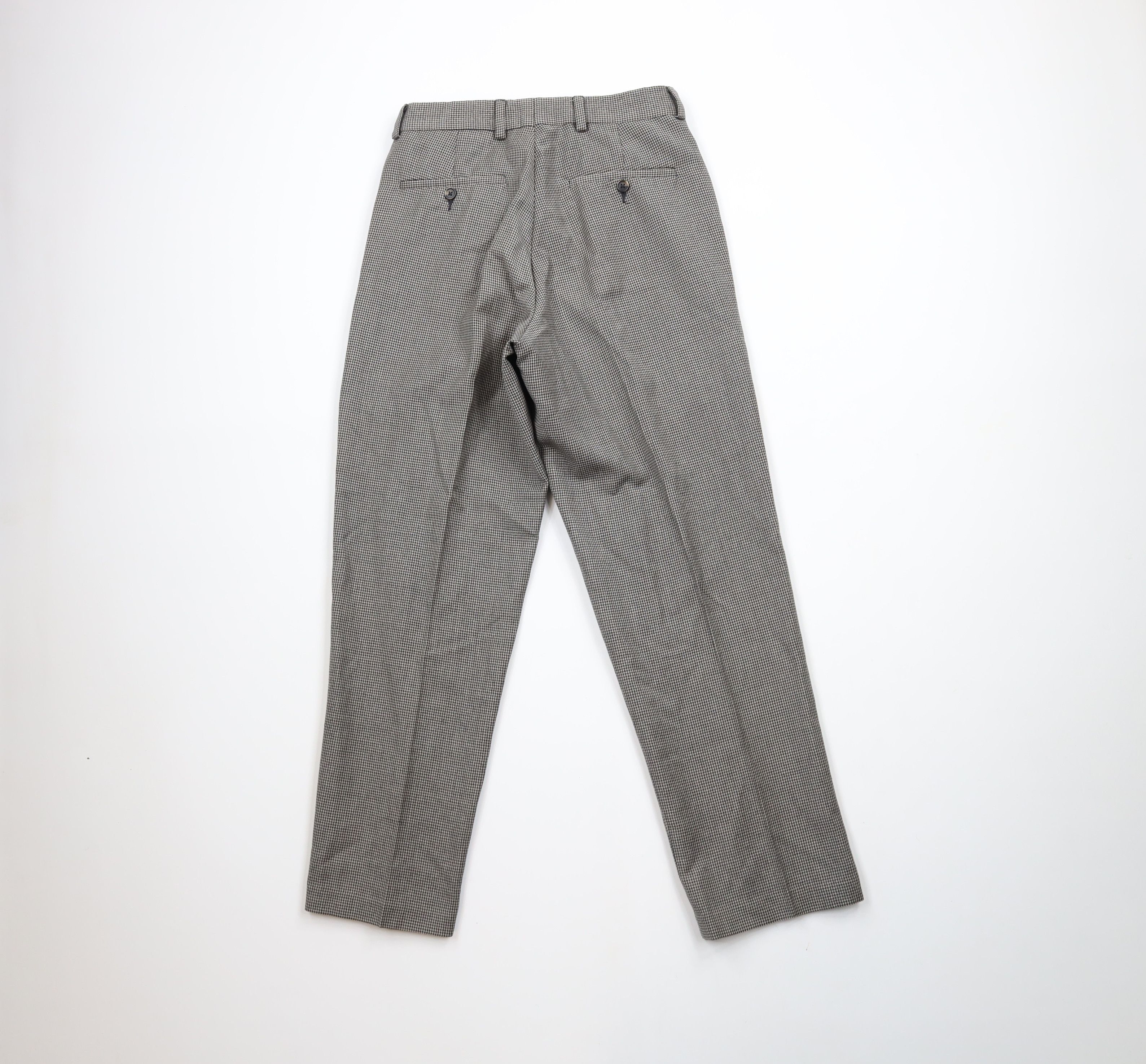 Eddie Bauer × Vintage Vintage 90s Eddie Bauer Wool Houndstooth Chino Pants Size US 30 / EU 46 - 8 Thumbnail