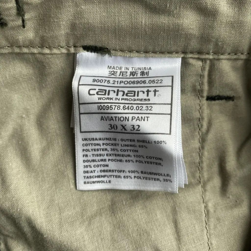 Carhartt Carhartt Aviation Pants Size US 30 / EU 46 - 9 Thumbnail