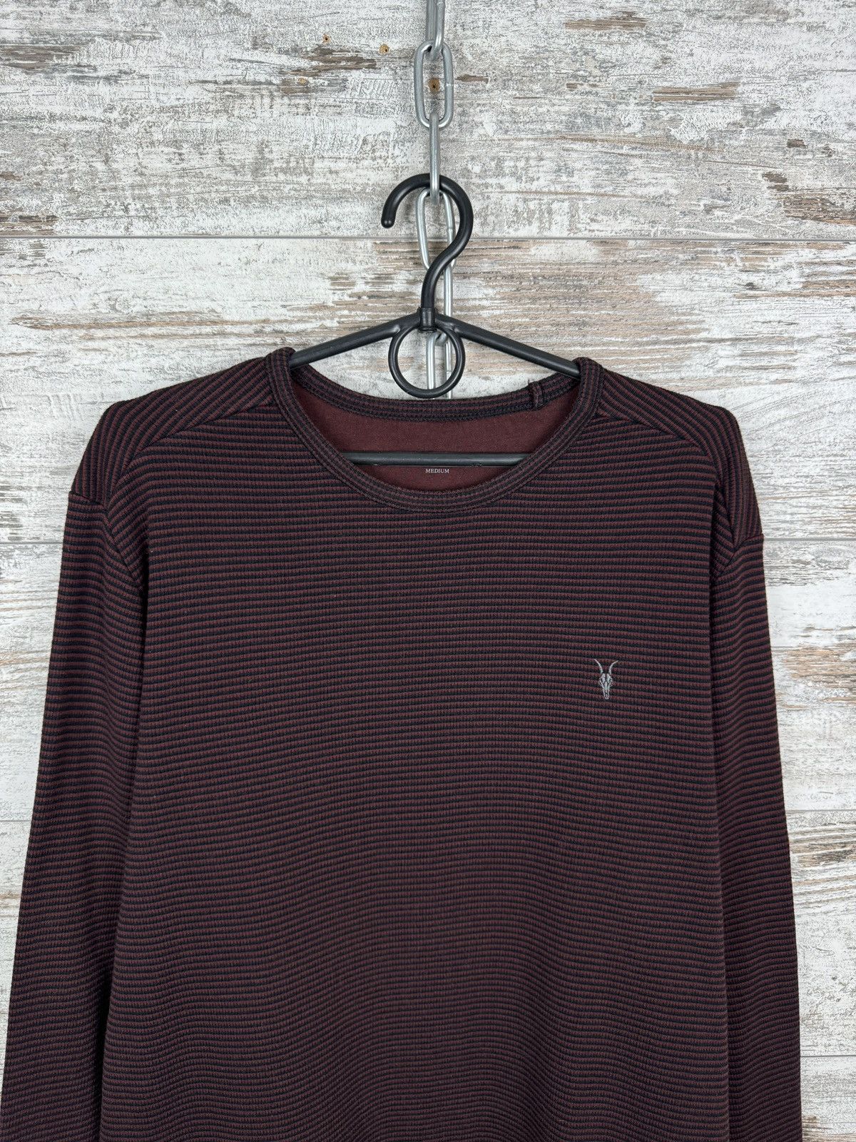 Allsaints Mens AllSaints RIFT LS CREW longsleeve T-shirt avant garde Size US M / EU 48-50 / 2 - 2 Thumbnail