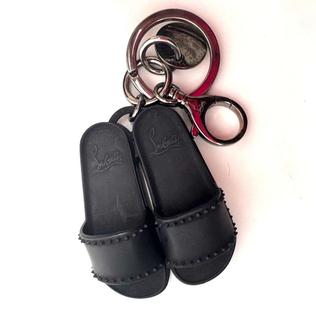 Christian Louboutin Christian Louboutin Black & Red Loubipool Bag Charm Size ONE SIZE - 2 Thumbnail