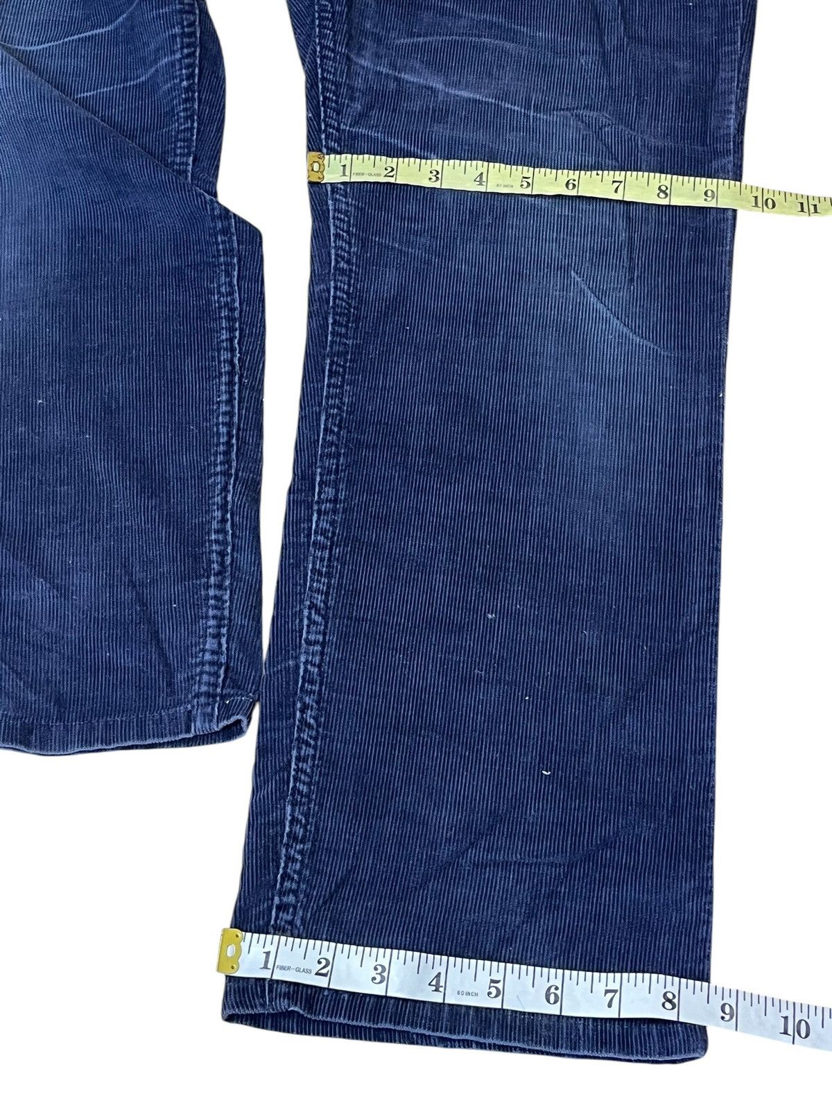 Lee VINTAGE 80s LEE RIDERS MADE IN USA BLUE CORDUROY PANTS Size US 33 - 12 Thumbnail