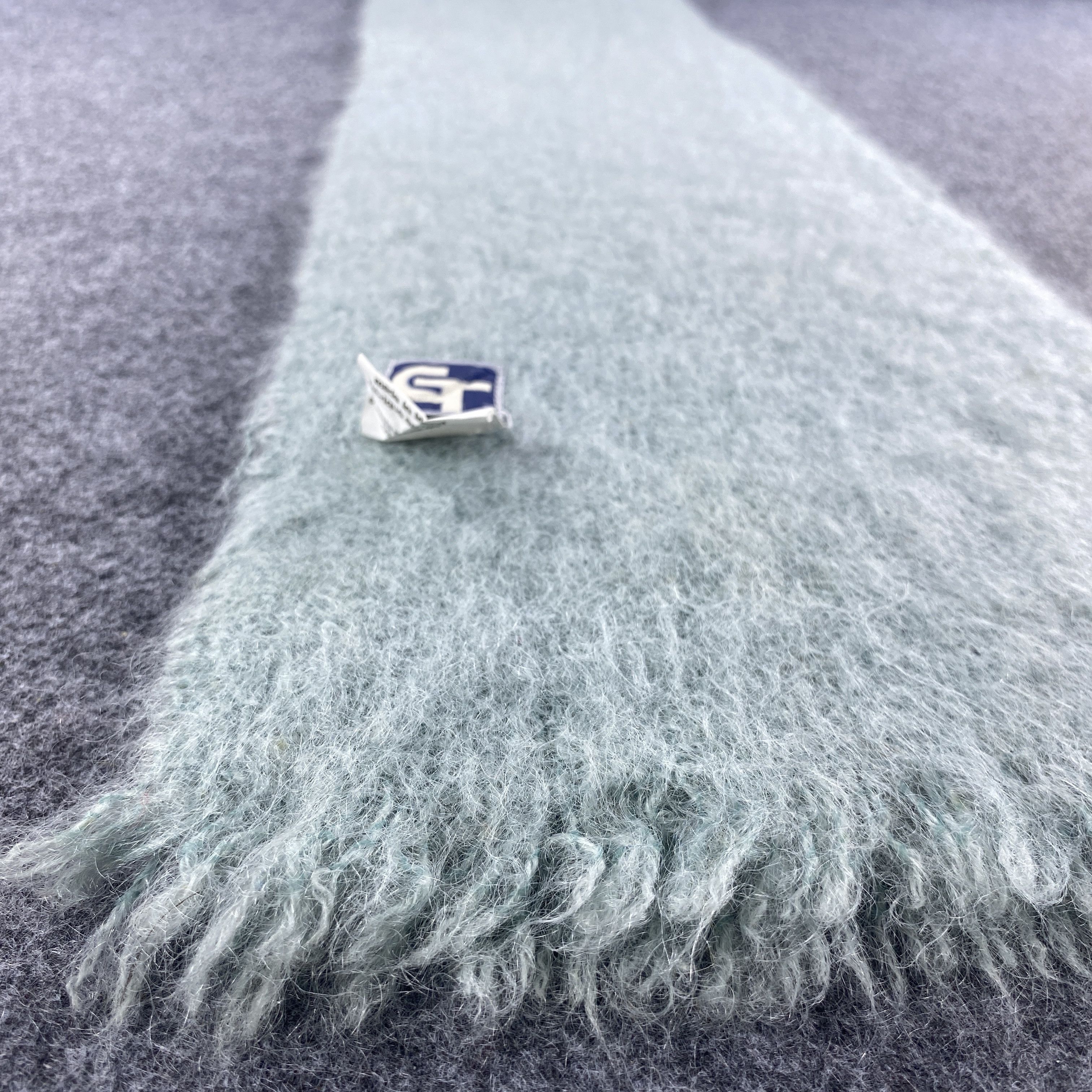Vintage MOHAIR Scarf # Muffler # Neckwear # D472 Size ONE SIZE - 8 Thumbnail