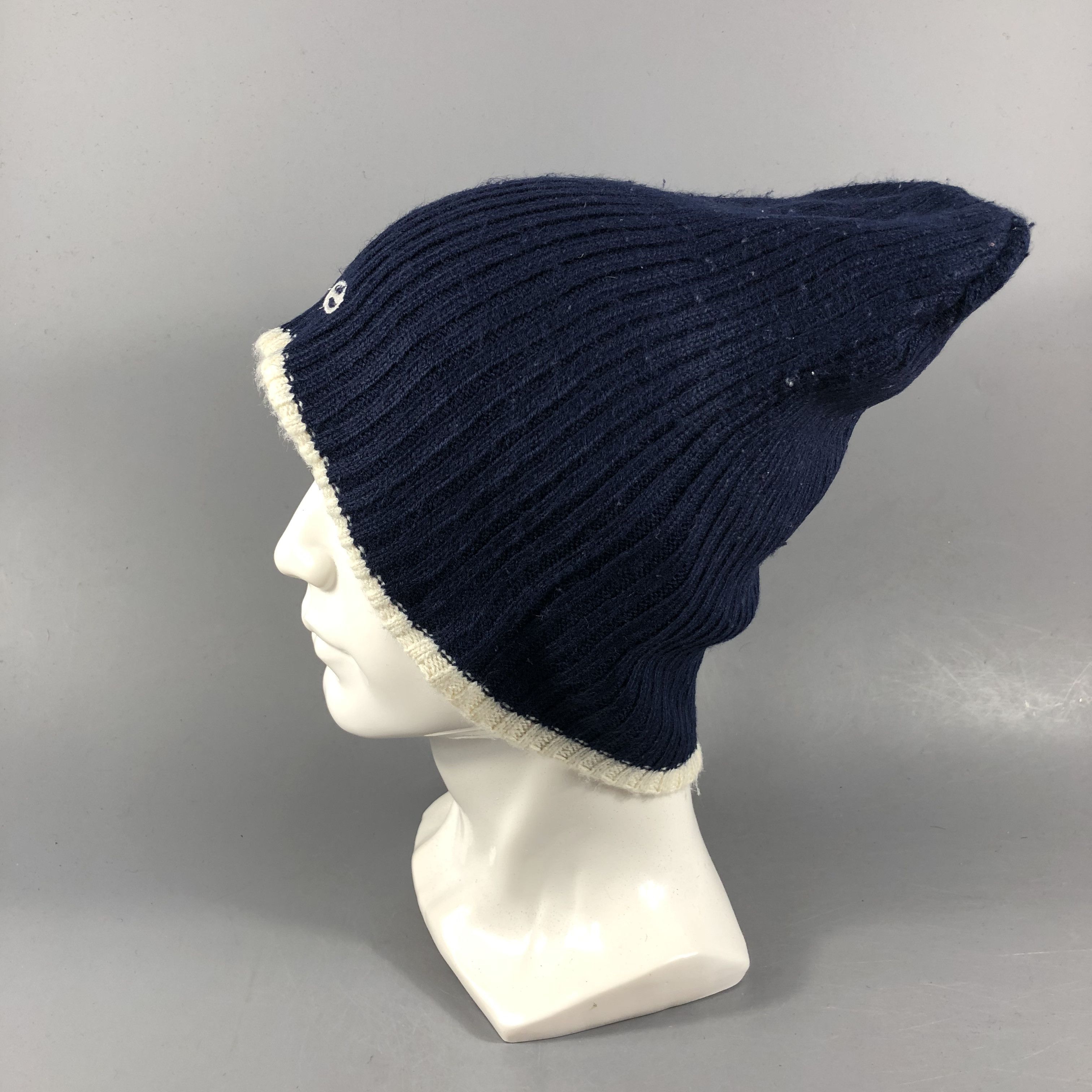 Vintage Squeak Pleated Beanie Snowcap Snow Hat B1013 Size ONE SIZE - 2 Thumbnail