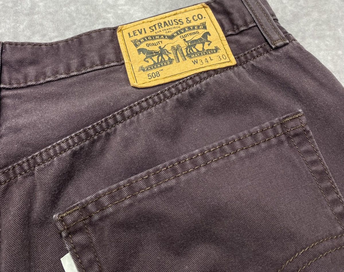 Levi's Vintage Levi Strauss Light Purple 508 Regular Tapered Jeans Size US 34 / EU 50 - 2 Thumbnail
