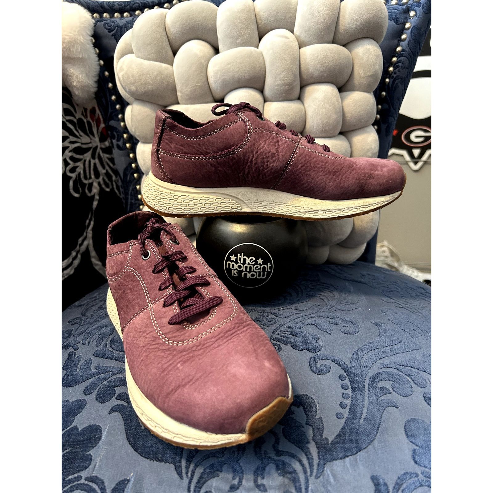 L.L. Bean LL Bean Purple Plum Suede Sneakers Size 7 NWOT Size US 7 / IT 37 - 1 Thumbnail
