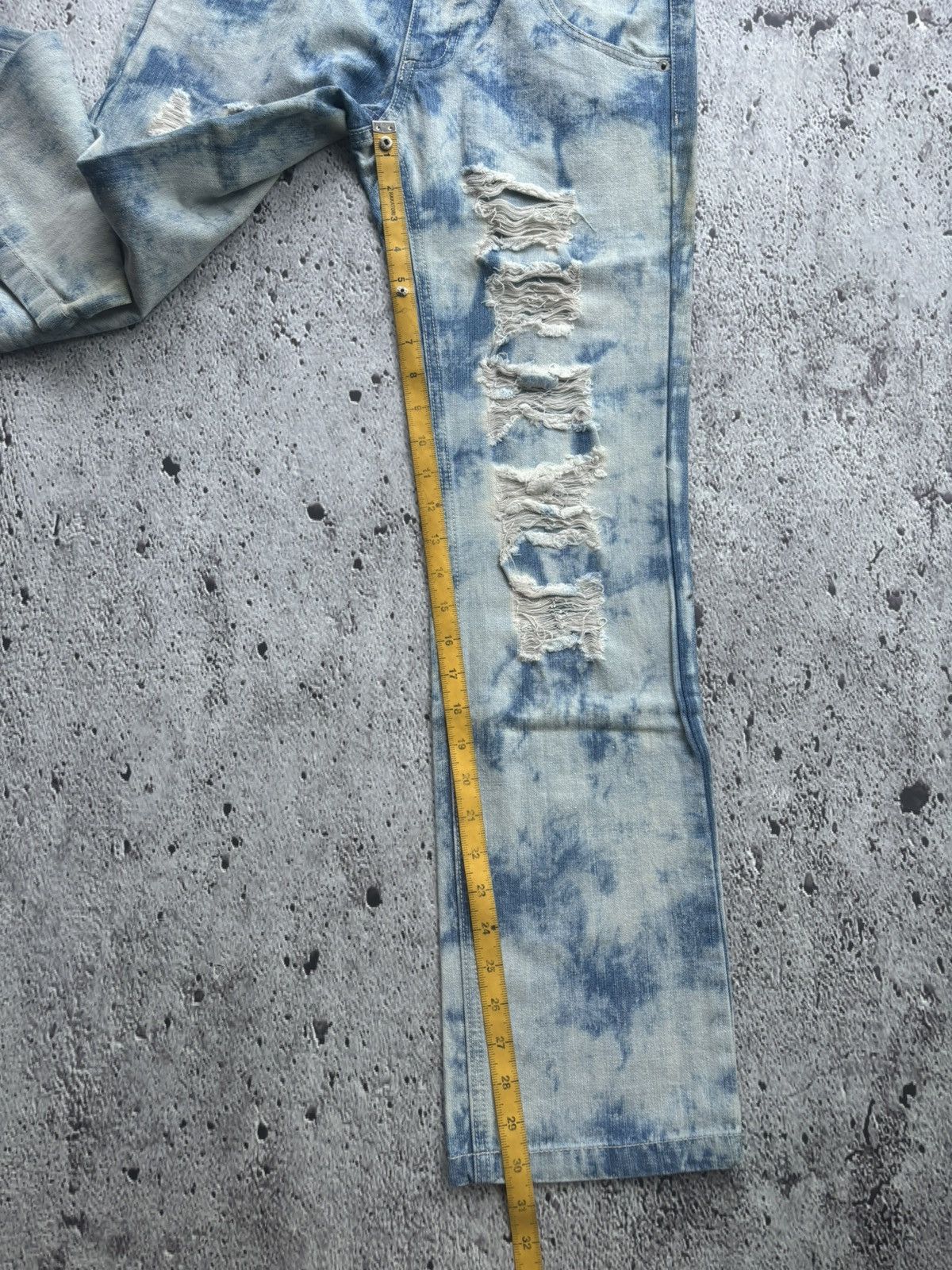 Hysteric Glamour Distressed denim pendora ifsixwasnine punk style Size US 31 - 11 Thumbnail