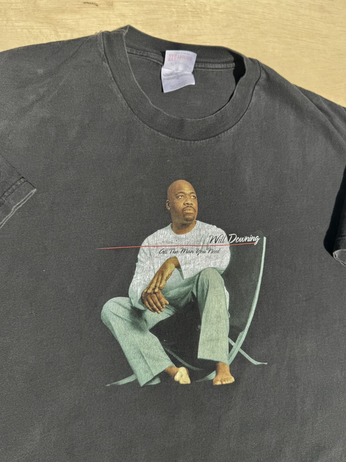 Rap Tees 1999 Will Downing Vintage 90’s RNB Rap Tee T-Shirt Size US XL / EU 56 / 4 - 2 Thumbnail
