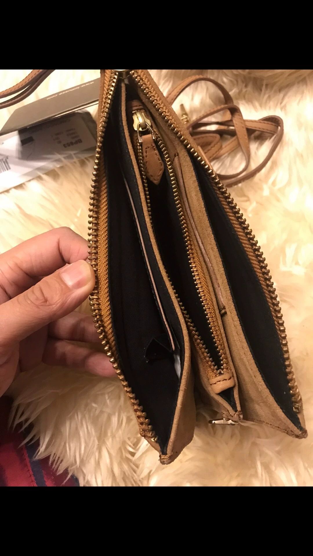 Other LOTTUSSE Full-Grain Leather Brown Double Layer Crossbody Bag Size ONE SIZE - 6 Thumbnail