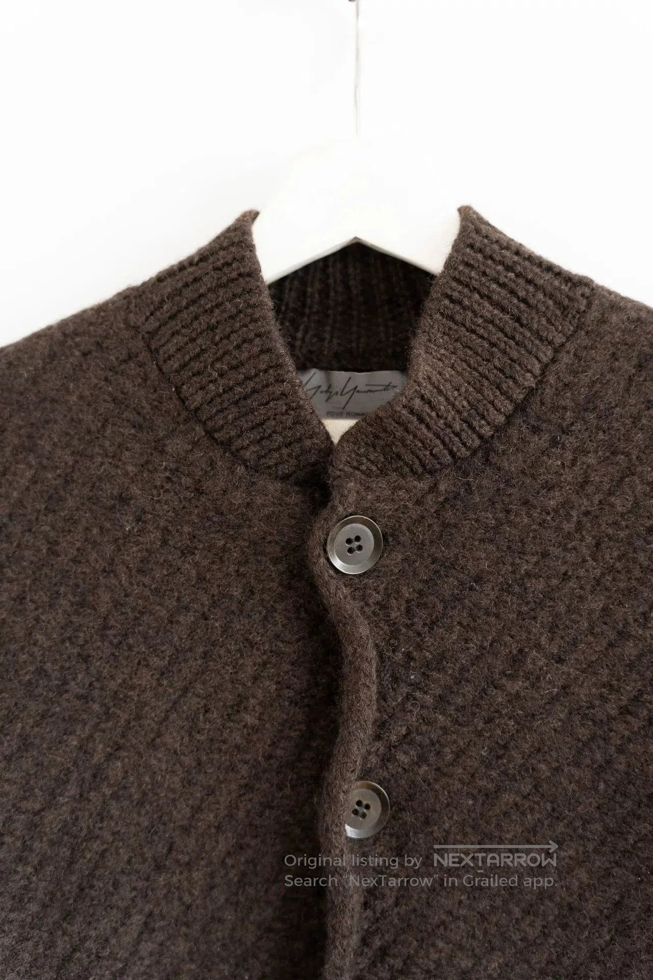 Yohji Yamamoto yohji yamamoto black wool knit jacket. Size US M / EU 48-50 / 2 - 3 Thumbnail