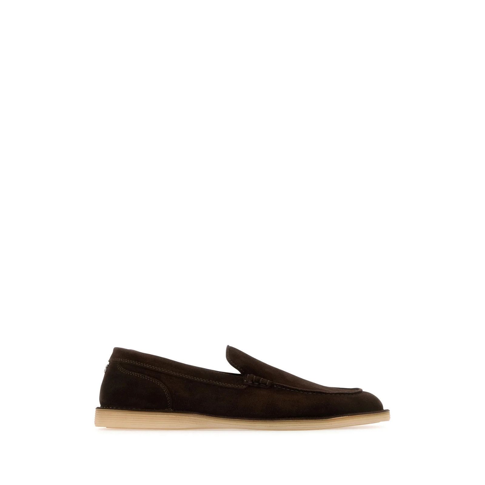 DOLCE&GABBANA New Florio Chocolate Suede Loafers New & Authe