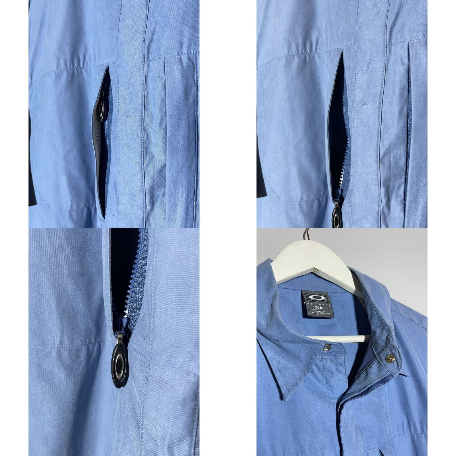 Oakley Oakley Men’s Blue T-Shirt Shirt XL Short Sleeve Button Logo Zipper 90s Vintage Streetwear Size US XL / EU 56 / 4 - 8 Thumbnail