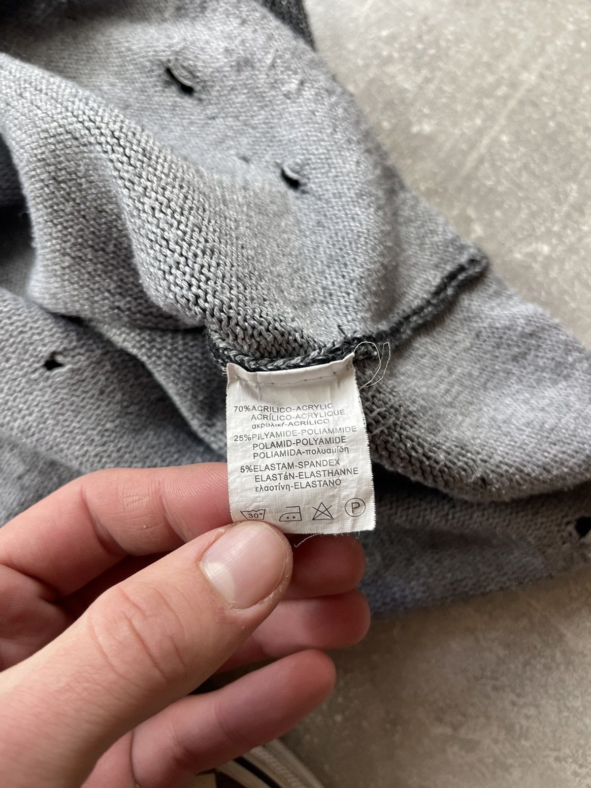 Japanese Brand Japanes Tokuno Shima Avant Garde Distressed Acrylic Sweater Size US M / EU 48-50 / 2 - 10 Thumbnail